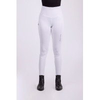 Legging d'équitation Euro-Star Breez Summer FullGrip Blanc