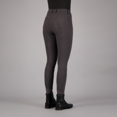 Kinderrijbroek Easy Rider Evita FullGrip Aarde Grijs