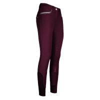 Pantalon d'équitation Easy Rider Carice FullGrip Dark berry Rouge