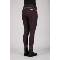 Pantalon d'équitation Easy Rider Carice FullGrip Dark berry Rouge Pantalon d'équitation Easy Rider Carice FullGrip Dark berry Rouge