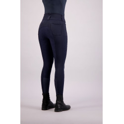 Rijbroek Euro-Star Indigo high waist Full Marineblauw