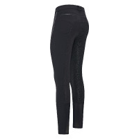Pantalon d'équitation Euro-Star Indigo Diam. Softshell FullGrip Noir