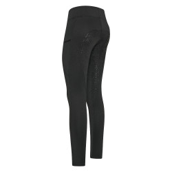 Legging d'équitation Euro-Star Dietse Winter FullGrip Kids Noir
