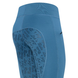 Legging d'équitation Easy Rider Dietse Winter FullGrip Kids Digital blue Bleu