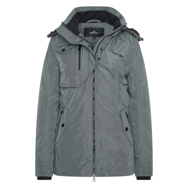 Parka veste Euro-Star Lajana Dark castor Bleu Parka veste Euro-Star Lajana Dark castor Bleu