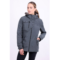 Parka veste Euro-Star Lajana Dark castor Bleu Parka veste Euro-Star Lajana Dark castor Bleu