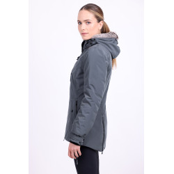 Parka veste Euro-Star Lajana Dark castor Bleu Parka veste Euro-Star Lajana Dark castor Bleu