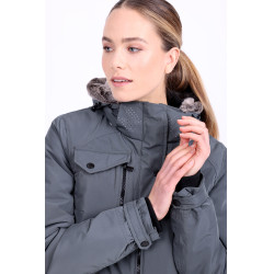 Parka veste Euro-Star Lajana Dark castor Bleu Parka veste Euro-Star Lajana Dark castor Bleu