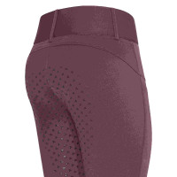 Legging d'équitation Easy Rider Don FullGrip Velours rouge Bordeaux Legging d'équitation Easy Rider Don FullGrip Velours rouge Bordeaux