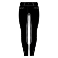 Pantalon d'équitation Euro-Star Amara FullGrip Noir