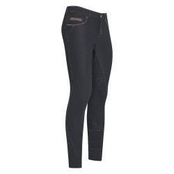 Pantalon d'équitation Euro-Star Phillip FullGrip Kids Noir