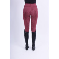 Legging d'équitation Easy Rider Dietse Winter FullGrip Red cheeks Rouge Legging d'équitation Easy Rider Dietse Winter FullGrip Red cheeks Rouge