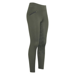 Legging d'équitation Euro-Star Dietse Winter FullGrip Armée