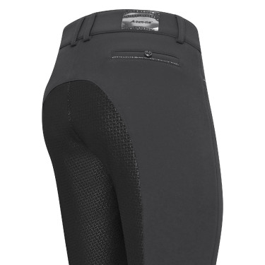 Pantalon d'équitation Euro-Star Arielle Snow FullGrip Magnet grey Gris