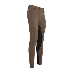 Pantalon d'équitation Euro-Star Arielle Snow FullGrip Chocolate chip Marron