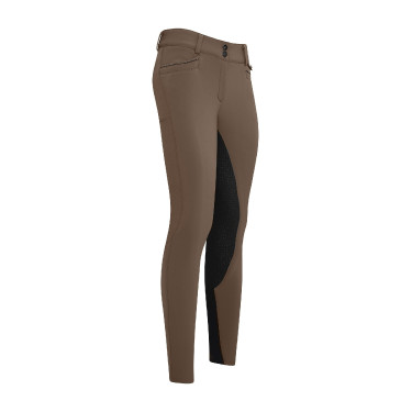 Pantalon d'équitation Euro-Star Arielle Snow FullGrip Chocolate chip Marron