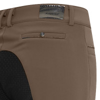 Pantalon d'équitation Euro-Star Arielle Snow FullGrip Chocolate chip Marron