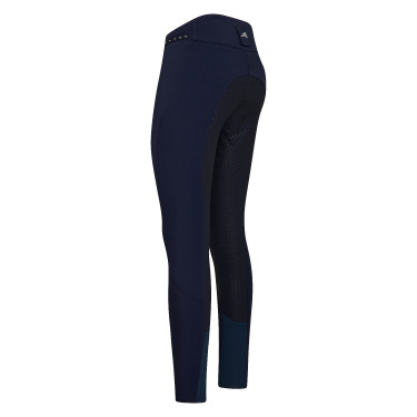 Pantalon d'équitation Euro-star Equitation Queen Diamond FullGrip été Evening blue Bleu