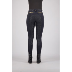 Pantalon d'équitation Euro-Star Arista Fashion FullGrip Noir / or