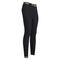 Legging d'équitation Euro-Star Athletic Fashion FullGrip Noir