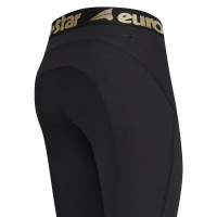 Legging d'équitation Euro-Star Athletic Fashion FullGrip Noir