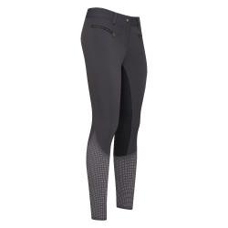 Pantalon d'équitation Euro-star Airflow FullGrip Periscope Gris