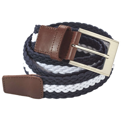 Ceinture tressée Euro-Star Bleu marine