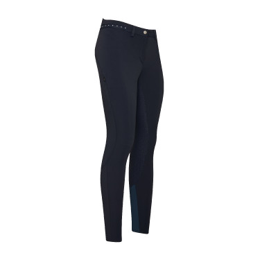 Rijbroek Euro-star Equitation Queen Diamond FullGrip zomer Marineblauw Rijbroek Euro-star Equitation Queen Diamond FullGrip zomer Marineblauw