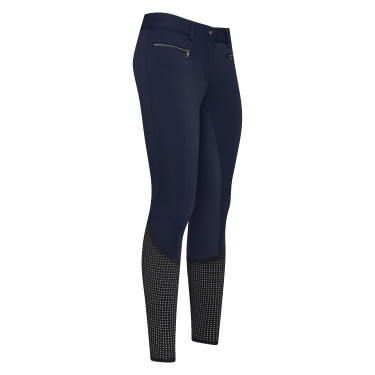 Pantalon d'équitation Euro-star Airflow FullGrip Evening blue Bleu