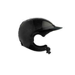 Casque d'équitation NACA Gravity XP carbone Carbone noir brillant