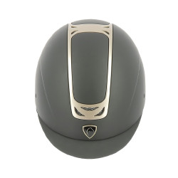 Casque Equithème Pepit Noir / or rose
