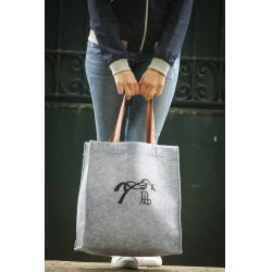 Sac Pénélope Feutre Gris / noir