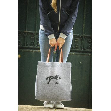 Sac Pénélope Feutre Gris / noir Sac Pénélope Feutre Gris / noir