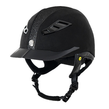 Back on Track® EQ3 Lynx Microfibre/Strass Cap Zwart Back on Track® EQ3 Lynx Microfibre/Strass Cap Zwart