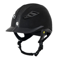 Casque Back on Track® EQ3 Lynx Microfibre/Strass Noir Casque Back on Track® EQ3 Lynx Microfibre/Strass Noir