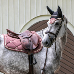 Bonnet cheval Night Collection Back On Track Café Marron