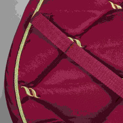 Tapis de Selle Dressage Night Collection Back On Track Rouge foncé