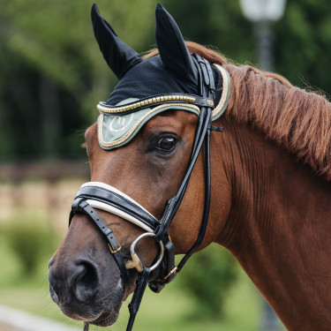 Bonnet cheval Night Collection Back On Track Olive Vert