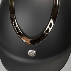Casque EQ3 Pardus smooth Back on Track à molette Noir