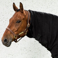 Nekbeschermer Back on Track voor fleece deken Zwart Nekbeschermer Back on Track voor fleece deken Zwart