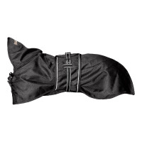 Manteau imperméable pour chien Back on Track Noir Manteau imperméable pour chien Back on Track Noir