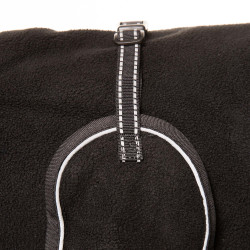 Manteau polaire suprême pour chien Back on Track Noir