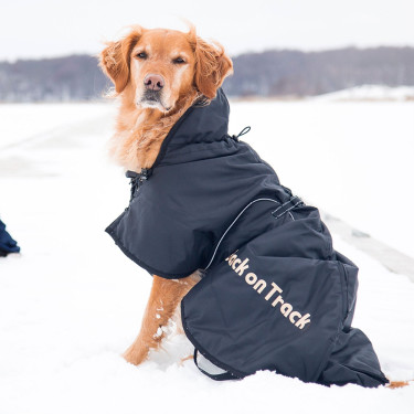 Standaard jas Back on Track voor hond Zwart Standaard jas Back on Track voor hond Zwart