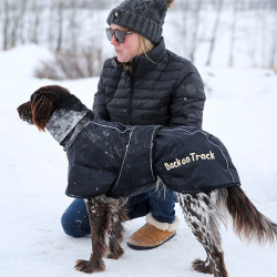 Manteau Whippet pour chien Back on Track Noir