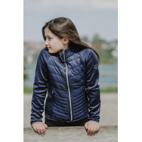 Hybride jas Equithème Olivia kind Marineblauw