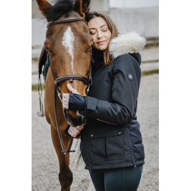 Parka Equithème Paola Zwart Parka Equithème Paola Zwart