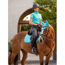 LeMieux Loire Classic Close Contact Square zadeldek Azur Blauw LeMieux Loire Classic Close Contact Square zadeldek Azur Blauw