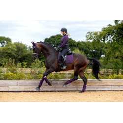 Tapis LeMieux Suede Dressage Square Figue Violet