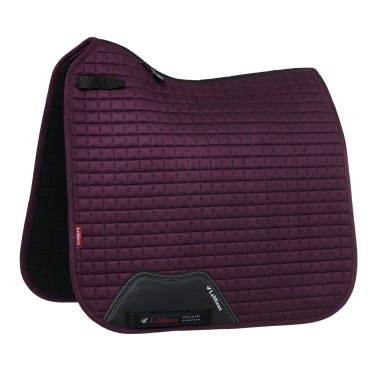 Tapis LeMieux Suede Dressage Square Figue Violet