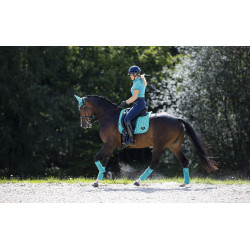 Tapis LeMieux Loire Classic Dressage Square Azure Bleu Tapis LeMieux Loire Classic Dressage Square Azure Bleu
